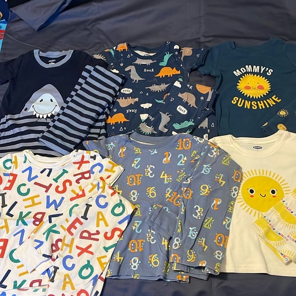 Old Navy Other - Six sets of Old Navy GUC PJs size 5T